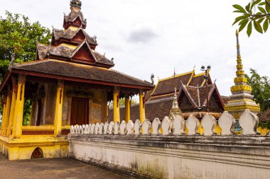 Wat Si Saket Budist Buda tapınağı Vientiane Laos, Güneydoğu Asya.