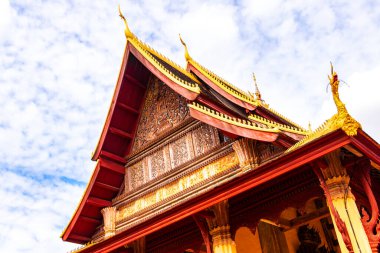 Wat Si Saket Budist Buda tapınağı Vientiane Laos, Güneydoğu Asya.