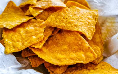 Meksika cipsleri Playa del Carmen Quintana Roo Mexico 'da.