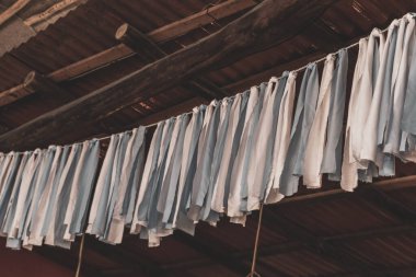 Playa del Carmen Quintana Roo Meksika 'da Meksika kutlamaları ve şenlikli dekorasyonlar.