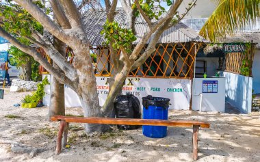 Tulum Quintana Roo Meksika 03. Mayıs 2023 Cenote parkına giriş Yaxmuul Tulum Quintana Roo Mexico 'da.