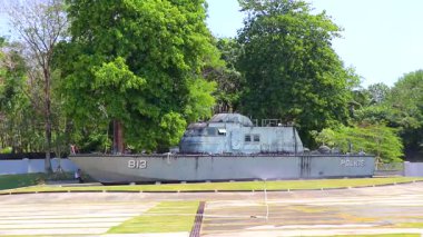 Khao Lak Phang Nga Tayland 07. Şubat 2020 Polis Teknesi T813 Tsunami Memorial Phangnga Uluslararası Tsunami Müzesi Khao Lak Takua Pa Phang Nga Tayland.