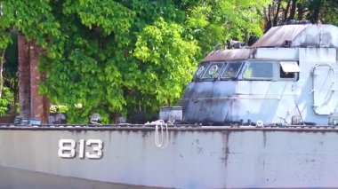 Khao Lak Phang Nga Tayland 07. Şubat 2020 Polis Teknesi T813 Tsunami Memorial Phangnga Uluslararası Tsunami Müzesi Khao Lak Takua Pa Phang Nga Tayland.