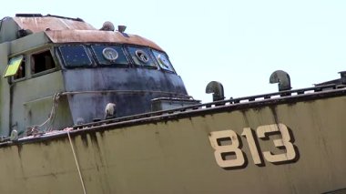 Khao Lak Phang Nga Tayland 07. Şubat 2020 Polis Teknesi T813 Tsunami Memorial Phangnga Uluslararası Tsunami Müzesi Khao Lak Takua Pa Phang Nga Tayland.