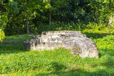 Eski Brest Kalesi duvar ve kapılar inşa ediyor Leninskiy Rayon Brest İlçe Brest Bölgesi Belarus 'ta kaybolan doğa kalıntıları.