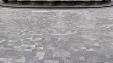 Mexico City, Mexico 10 'da. Şubat 2021 Centro Historico City Mexico 'daki Alameda Central Park' ta çeşme suyu mimarisi.