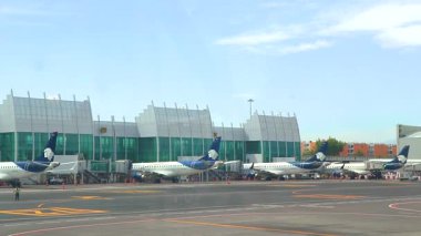 Penon de los Banos Venustiano Carranza Mexico City 2021 Havalimanı Havalimanı Havalimanı Havalimanı Havalimanı ve Meksika Uluslararası Benito Juarez uçakları.