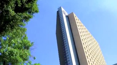 Mexico City, Meksika 14. Şubat 2021 Centro Historico Mexico City 'de gökdelen inşaatı.