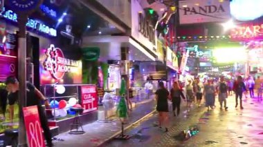 Pattaya Chon Buri Tayland 2018 Pattaya gece vakti Pattaya Bang Lamung Amphoe Chon Buri Tayland, Güneydoğu Asya.