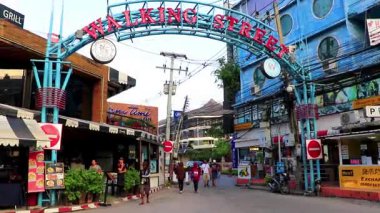 Pattaya Chon Buri Tayland 2018 Pattaya yürüyüş sokak halk partisi Pattaya Bang Lamung Amphoe Chon Buri Tayland Güney Asya.