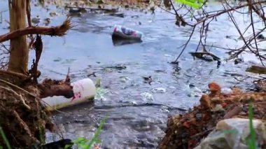 Pattaya Chon Buri Tayland 2018 Çevre Kirliliği Atık Plastik Pattaya Bang Lamung Amphoe Chon Buri Tayland, Güney Asya.