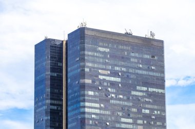 Rio de Janeiro Eyaleti Rio de Janeiro Brezilya 11. Aralık 2020 Şehir Merkezi Şehir Merkezi Şehir Merkezi ve Brezilya 'da Gökdelenler ile Skyline Panorama.