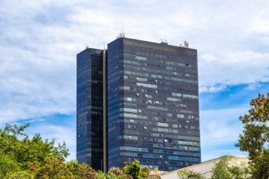 Rio de Janeiro Eyaleti Rio de Janeiro Brezilya 11. Aralık 2020 Şehir Merkezi Şehir Merkezi Şehir Merkezi ve Brezilya 'da Gökdelenler ile Skyline Panorama.