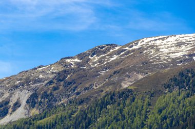 Dağ ve Alp Dağları dağ ve dağ manzarası dağları. Kayalar ve tepeler. Lechtal Alpler 'in manzarası..