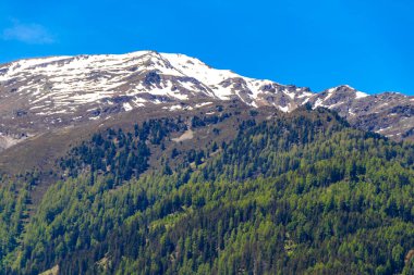 Dağ ve Alp Dağları dağ ve dağ manzarası dağları. Kayalar ve tepeler. Lechtal Alpler 'in manzarası..
