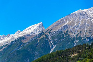 Dağ ve Alp Dağları dağ ve dağ manzarası dağları. Kayalar ve tepeler. Lechtal Alpler 'in manzarası..