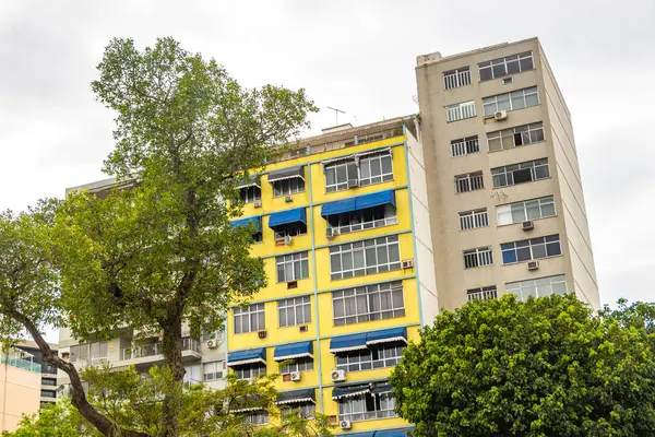 Rio de Janeiro Eyaleti Rio de Janeiro Brezilya 12. Ekim 2020 Şehir Merkezi Şehir Merkezi Şehri ve Brezilya 'da Gökdelenler ile Skyline Panorama.