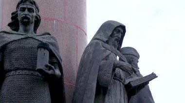 Brest Brest Bölgesi Belarus 26. Eylül 2020 Leninskiy Rayon Brest Belarus 'taki Brest Heykeli Heykeli Heykeli Heykeli Heykeli Anıtı.