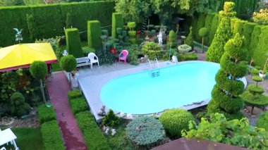 Brest Brest Bölgesi Belarus 2020 Güzel turkuaz mavi su havuzu Leninskiy Rayon Brest Brest Bölgesi Belarus Bölgesi.