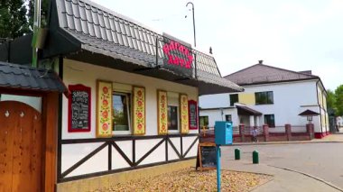 Brest Brest Bölgesi Belarus 26. Eylül 2020 Leninskiy Rayon Brest Belarus 'ta birçok manzara ve binayla şehri geziyor..