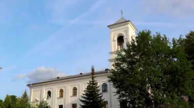 Brest Brest Bölgesi Belarus 20. Eylül 2020 Leninskiy Rayon Brest Belarus 'taki birçok kilise binası ve manzaralı şehir turu.