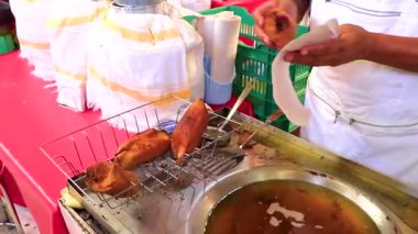 Centro Historico Mexico City 14 numara. Şubat 2021 Meksika gıda ürünleri caddelerdeki restoranlarda ve Centro Historico City Mexico 'daki süpermarketlerde.