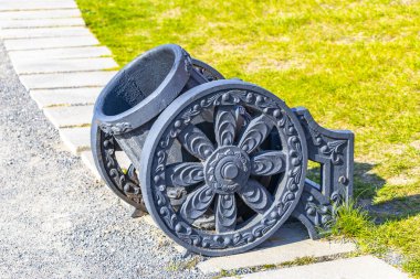 Mir Karelichy Bölgesi Belarus 28. Eylül 2020 Mir Karelichy İlçe Hrodna Bölgesi Belarus 'ta çöp tenekesi.