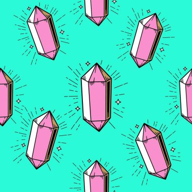 Rose Quartz tile background.