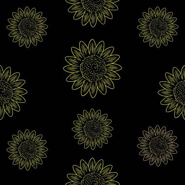 Tile floral print background