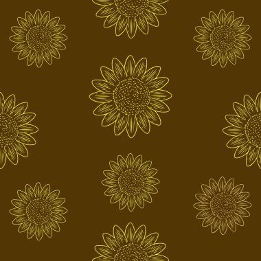 Tile floral print background