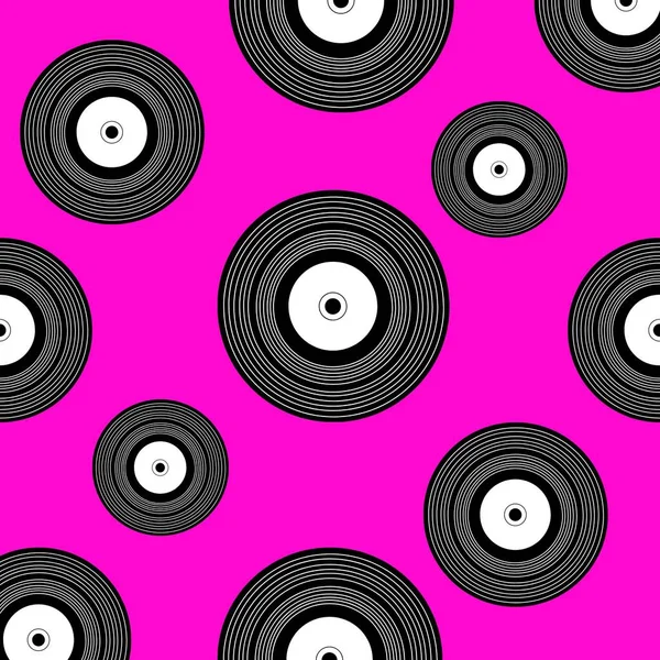 Vinil plakların ve notaların tasviri. Müzik severler, vinil koleksiyoncuları ve eski sanat severler için harika bir hediye.. 