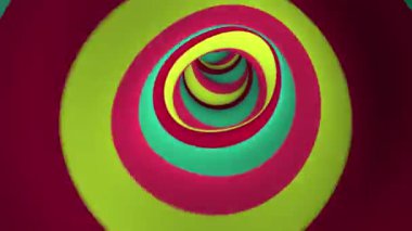 4k döngüsüne girebilen moda renk tüneli