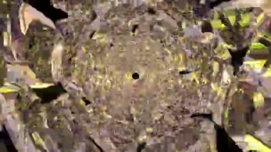 İçerideki altın cam tünel gelecekteki 4K 'yı taşıyor.