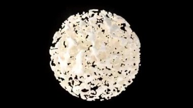 Yapı küresi gibi beyaz krema sütü 4K