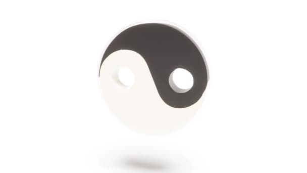 Yin Yang Signe Intro Capable Boucle Transparente — Video