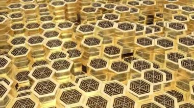 Altın altıgenler lüks, 4K döngüsüne girebiliyor.