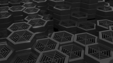 Metal altıgenler, sonsuz döngüye girebilmek için girişi geri taşır.