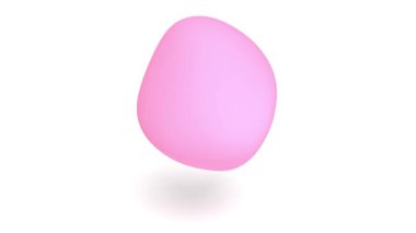 Beyaz sırtlı yumuşak pembe sabun. Sonsuz döngüye girebilir.