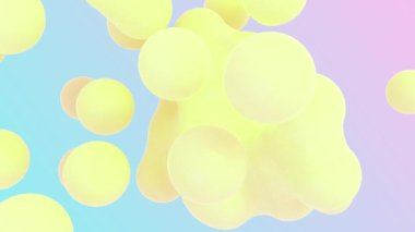 Renkli sırt yumuşak organik grafik 4k üzerindeki sarı metafor