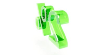 % 2 renk cam beyaz sırtında dönerek sonsuz 4k