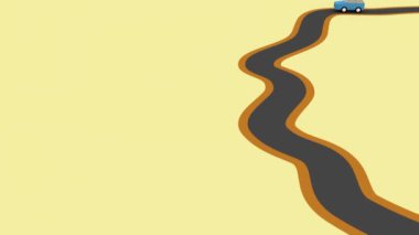 3D Lowpoly araba trafiği varış noktanıza gider.