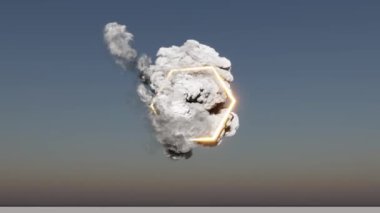 3D neon rengi sonsuz 4k döngüsünü sağlayabilir