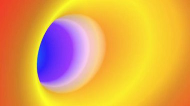 3B daire sonsuz renk tüneli 4k döngü yapabilir