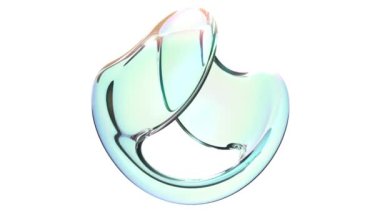 3D holografik nesne sonsuz 4k 'yi dönüştür