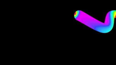 Renk gökkuşağı eğrisi çizgi 4k