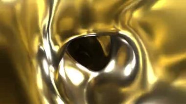 Uzun virajlı altın tünel 4k döngü yapabilir.