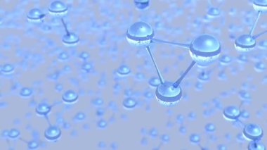 Cilt bakımı hücre biyoteknoloji molekülleri sonsuz 4k döndürür