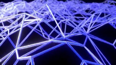 Veri tabanı mavi ızgara sonsuz 4k döngü yapabilir