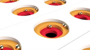 Deliklerdeki basit hareket grafiksel küreler sonsuz 4k 'yi döndürebilir.