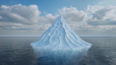 Buzdağı denizi doğa iklim değişikliği 4k